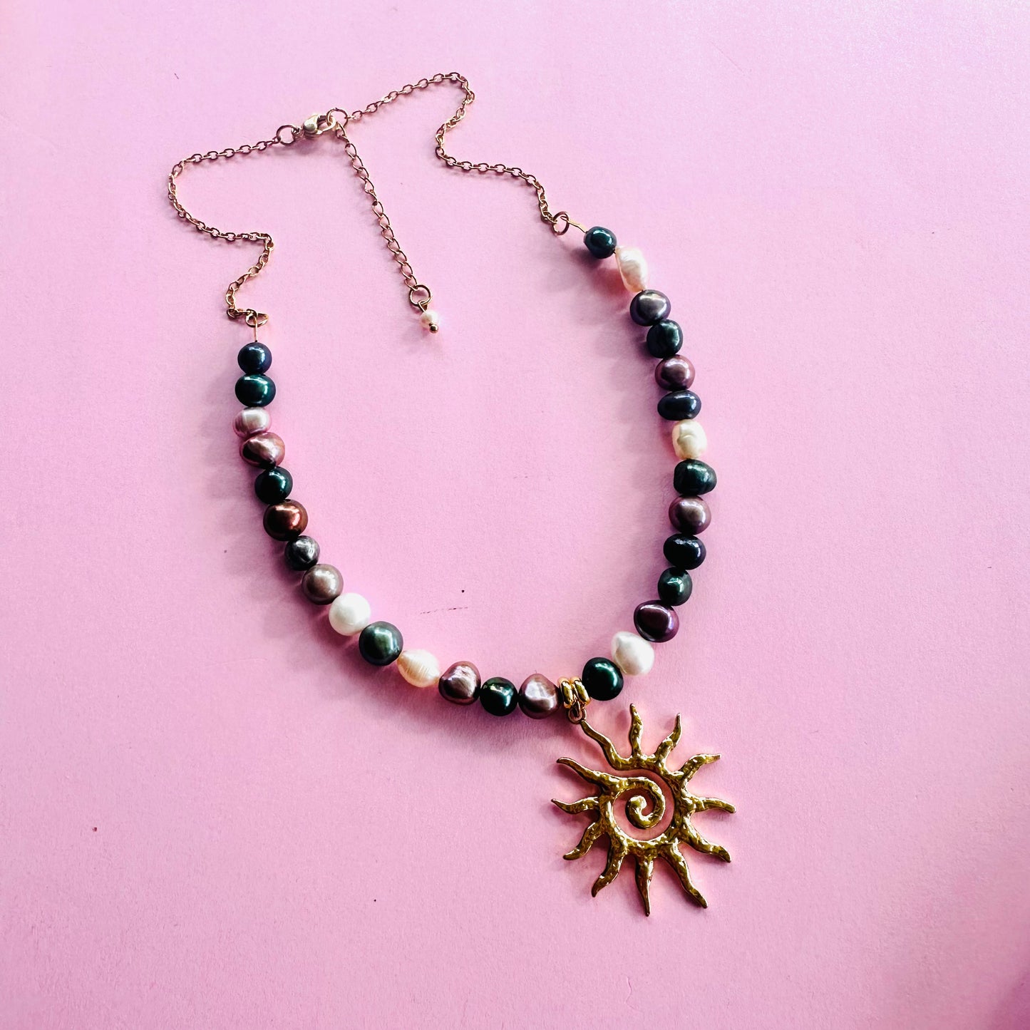 Sunburst Necklace - Midnight Mix