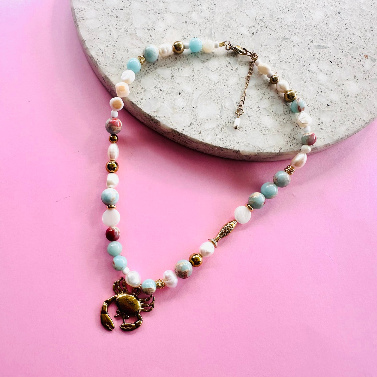 Ocean Crab Necklace