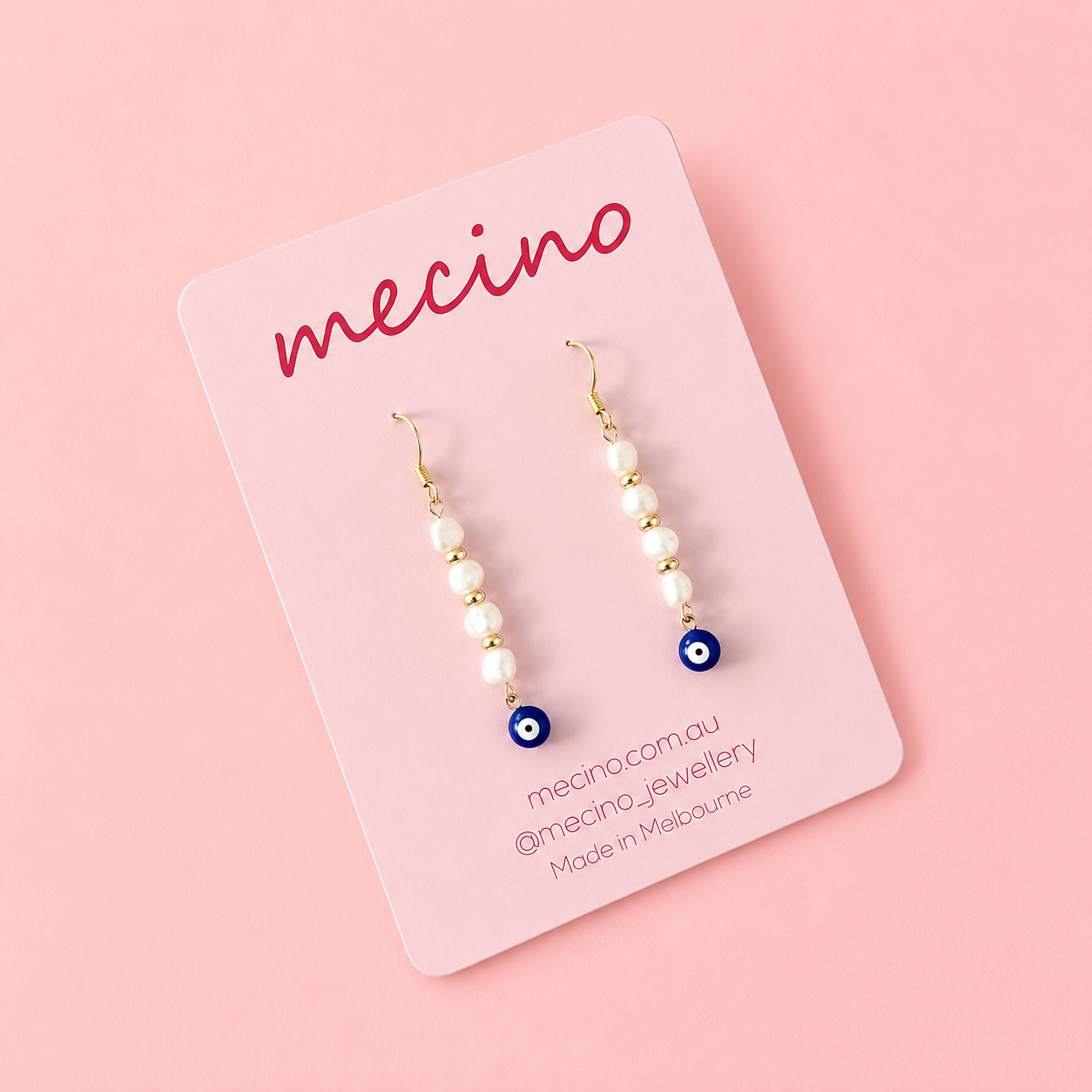 Pearl and Evil Eye Drops