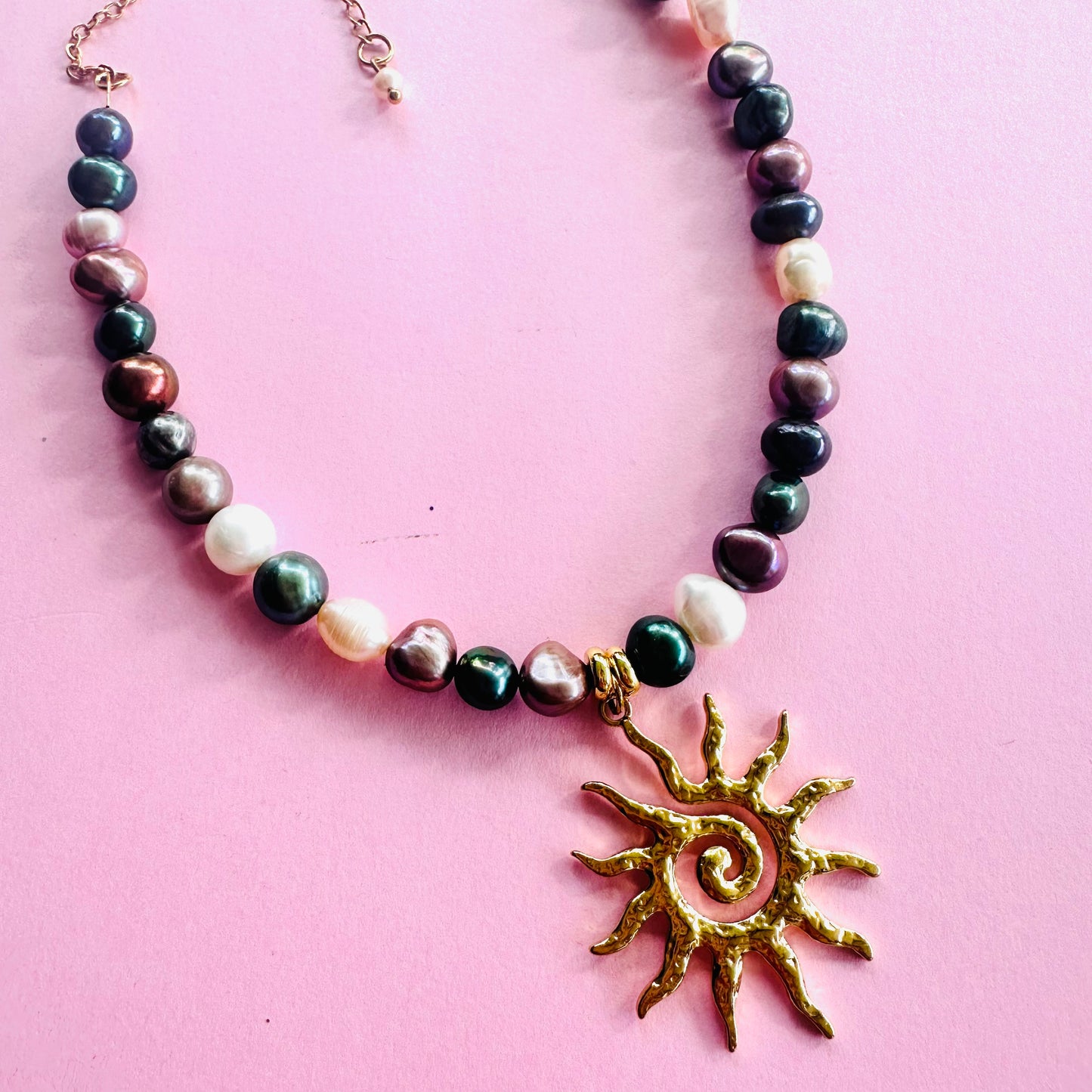 Sunburst Necklace - Midnight Mix