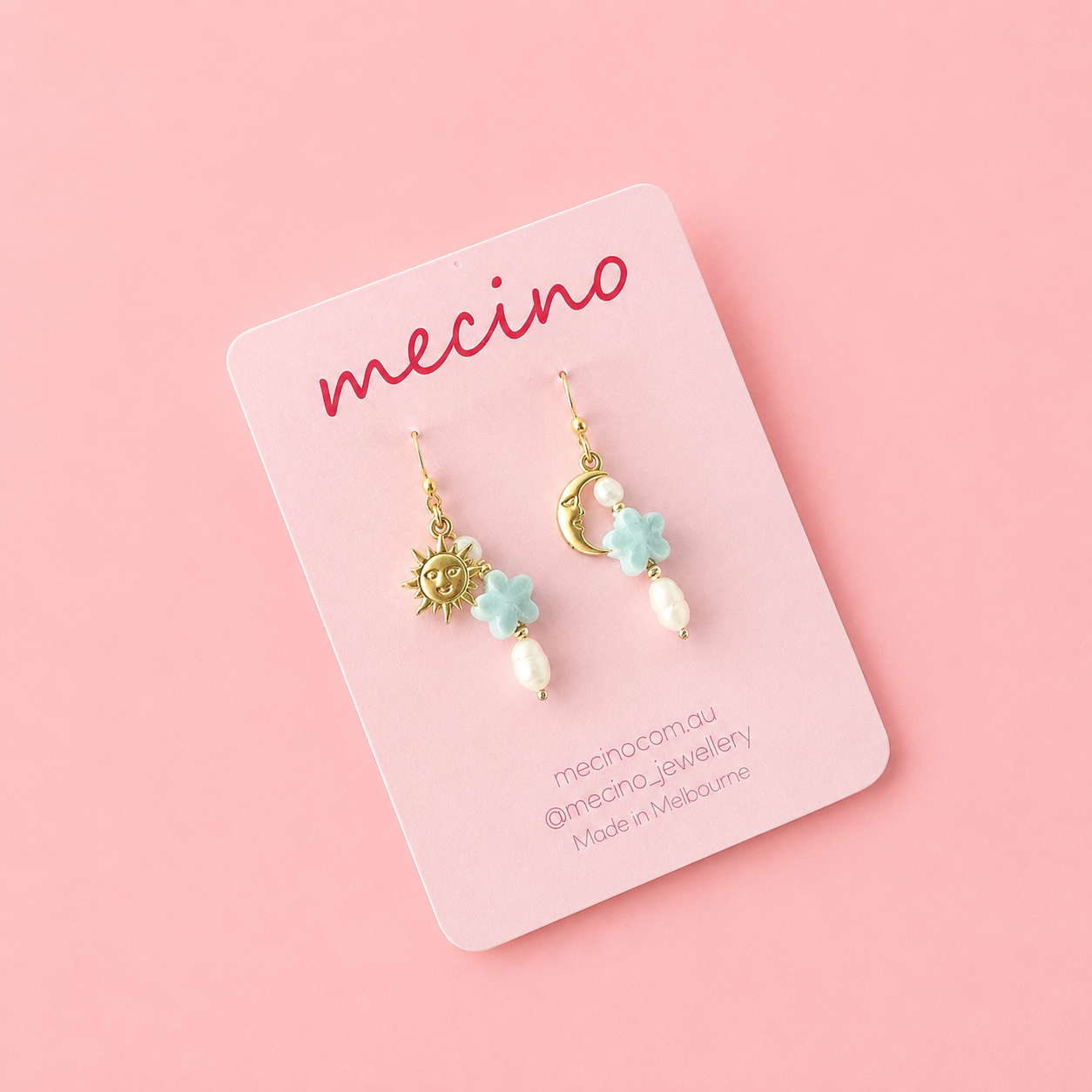 Sun and Moon Mismatched Earrings