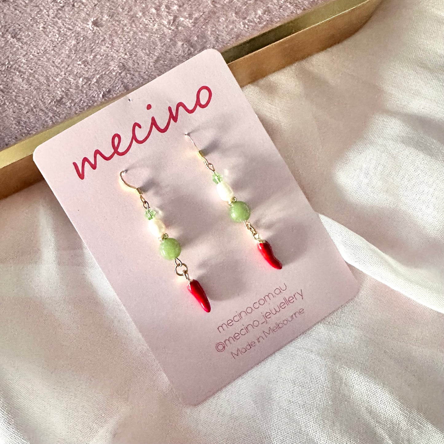 Chilli Drop Earrings