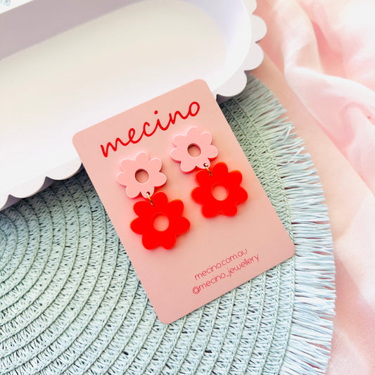 Pink & Red Blooms