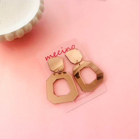 Octo Drops - Mirrored Rose Gold