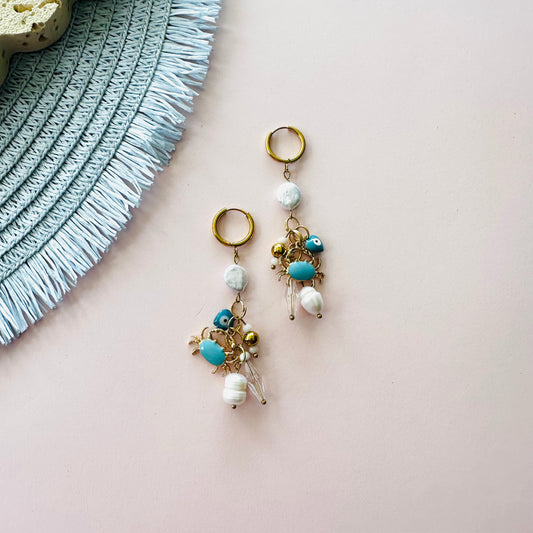 Seaside Charm Hoops