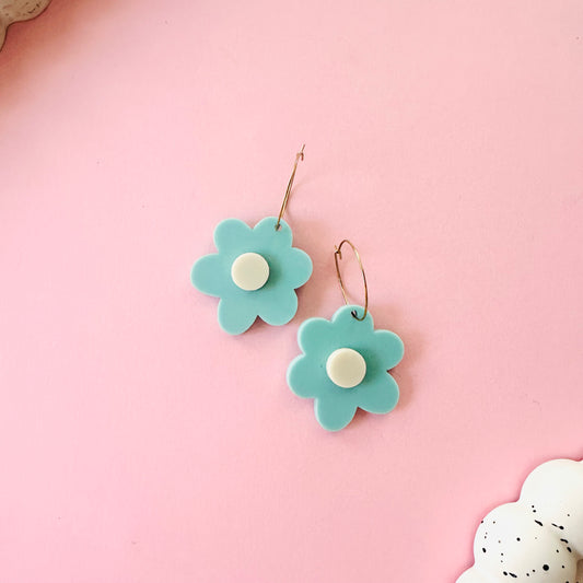 Fresh Picked Flowers - Blue / Hoops