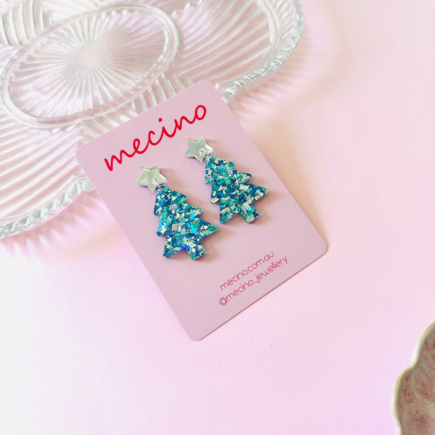 Oh Christmas Tree - Blue Sparkles