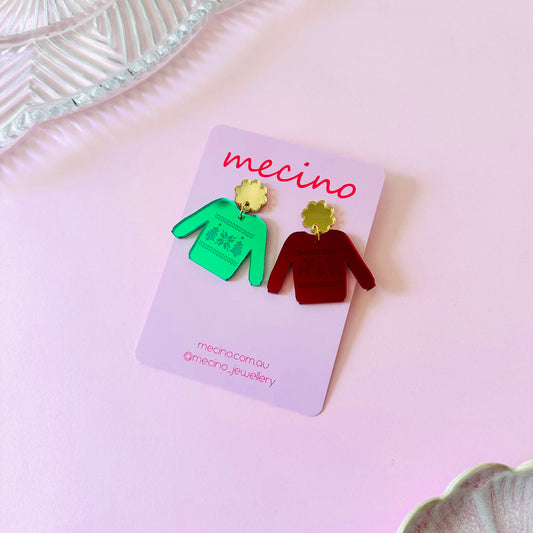 Daggy Christmas Jumpers - Red and Green