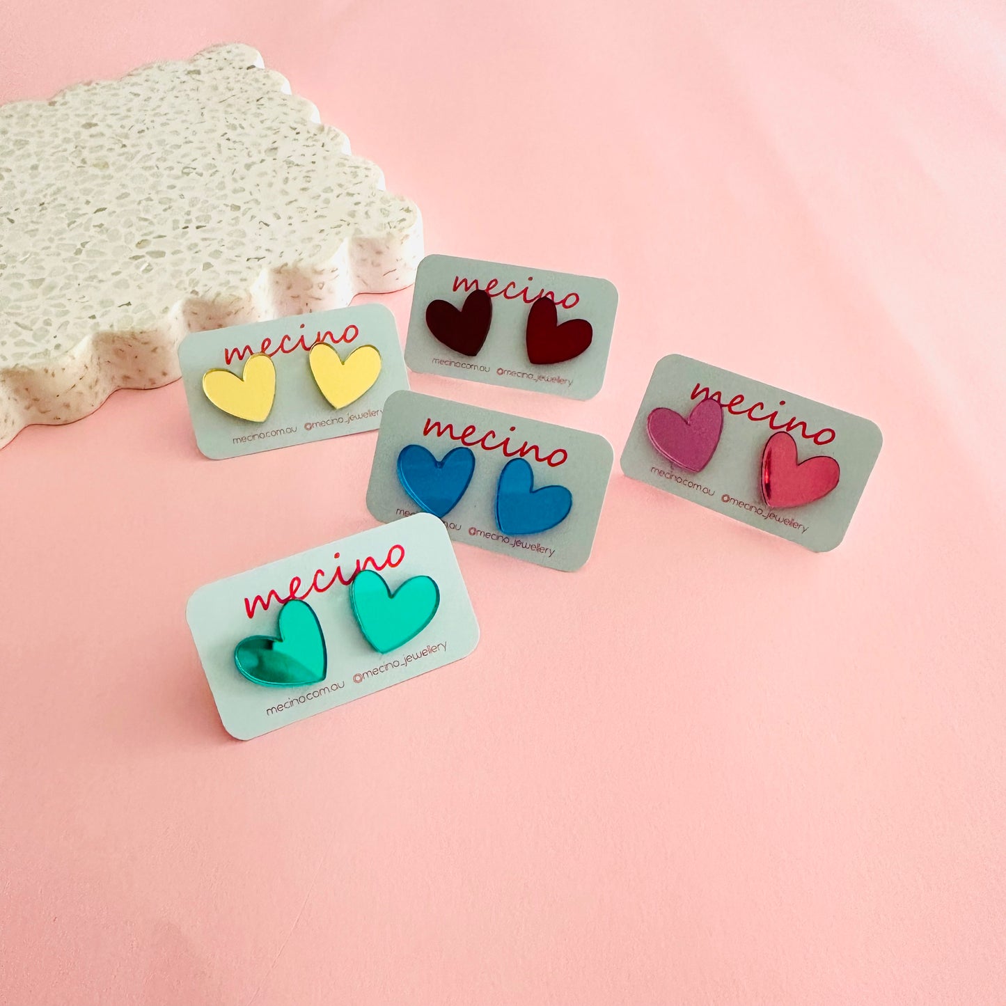 Bubble Hearts - Mirrored