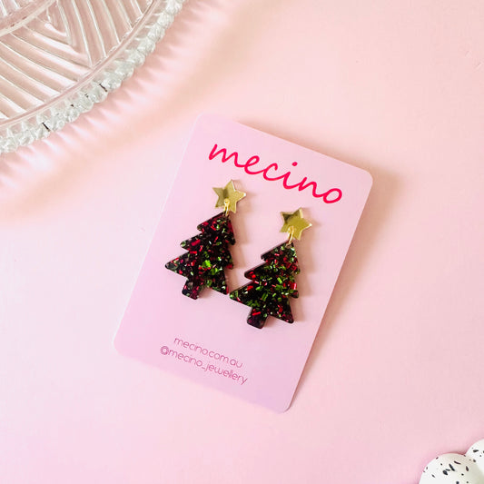 Sparkly Tree Drops - Traditional Mix