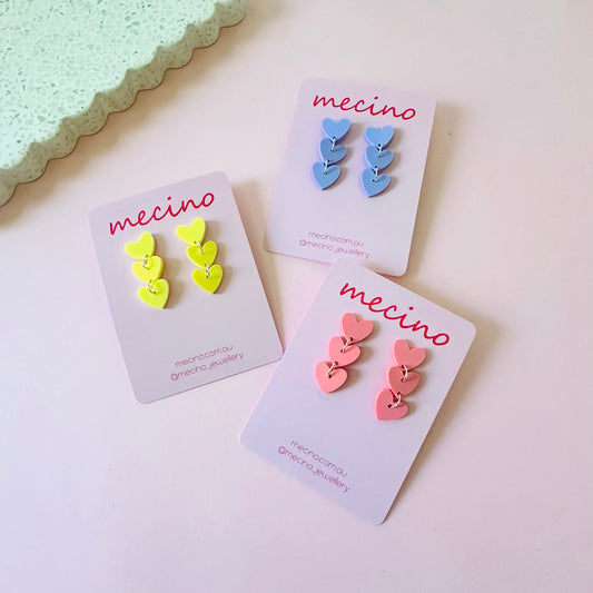 Sweet heart drops - Block Colours