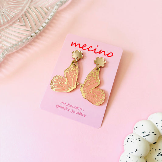 Butterfly Kisses - Rose Gold