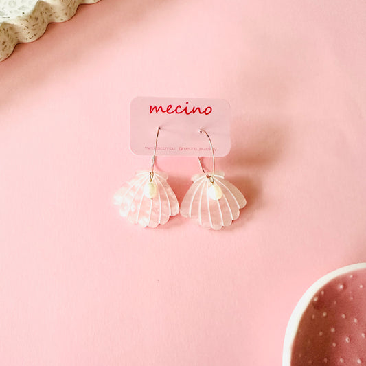 Cotton Candy Pearl Shell Drops