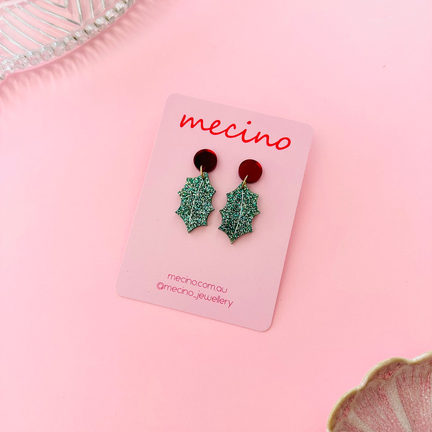 Holly Leaf Dangles