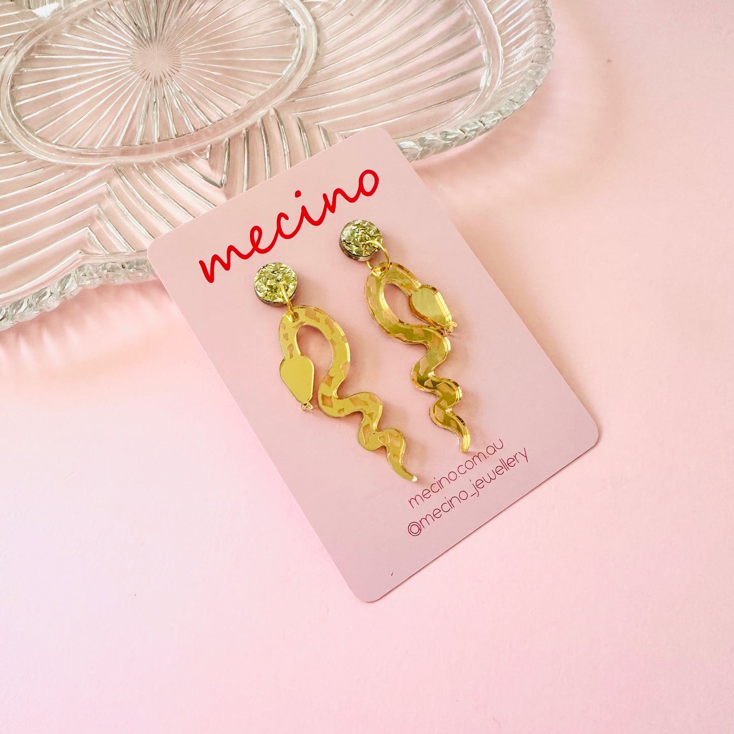 Sunny Snake Dangles