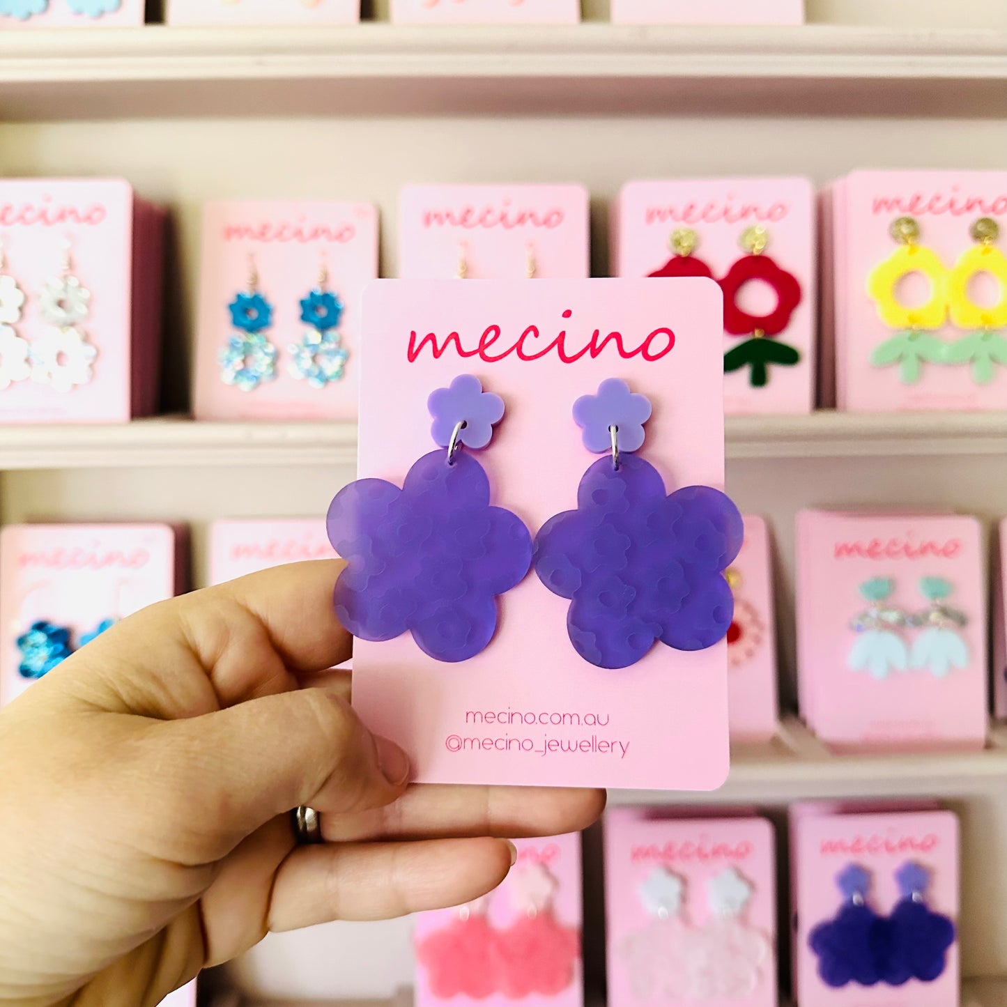 Retro Petal Pops - Frosted Violet