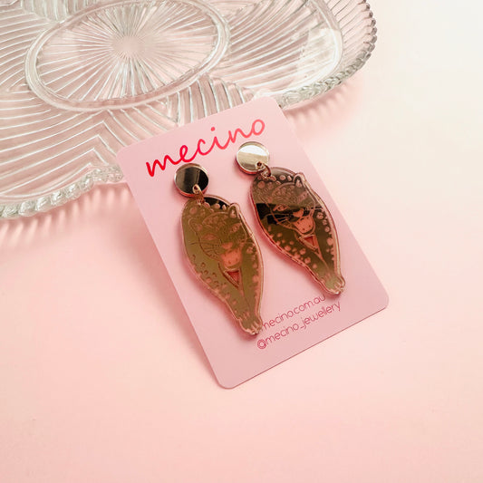 Leopards - Mirrored Rose Gold