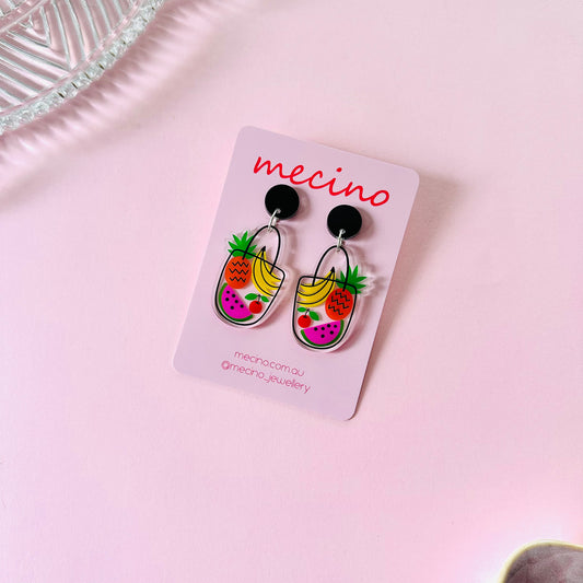 Tutti Fruity Market Bag Earrings