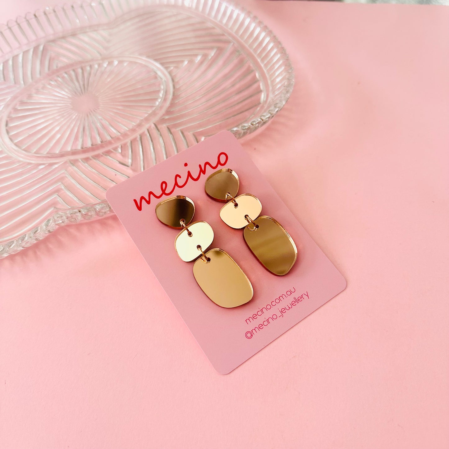 Pebbles - Mirrored Rose Gold