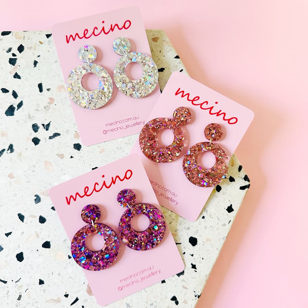 Olivia - Rose Gold, Purple / Pink and Silver