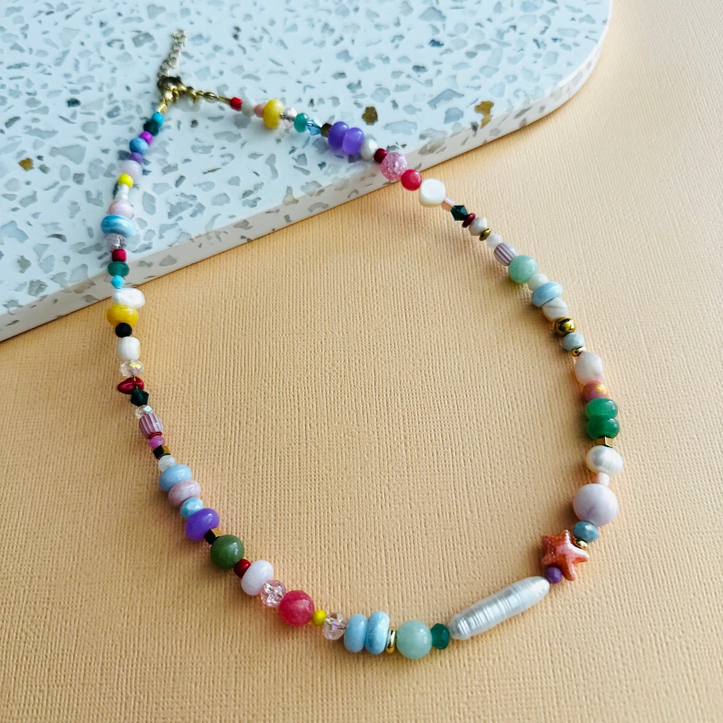 Confetti Beaded Necklace