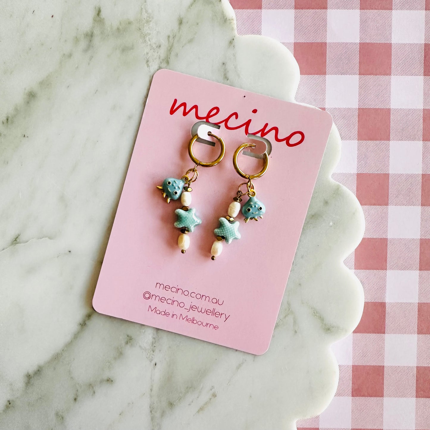 Blue Star Fish Drops