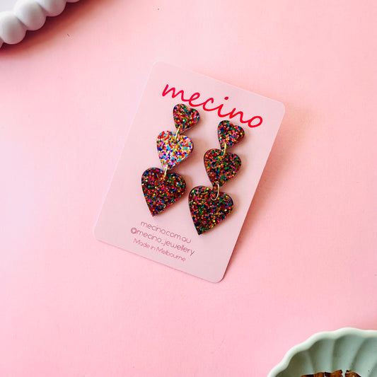 Glitter Pop Hearts - Candy Mix