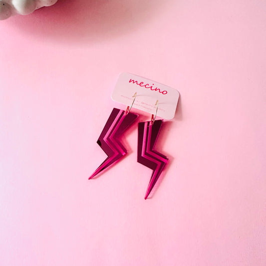 Bolts - Mirrored Pink