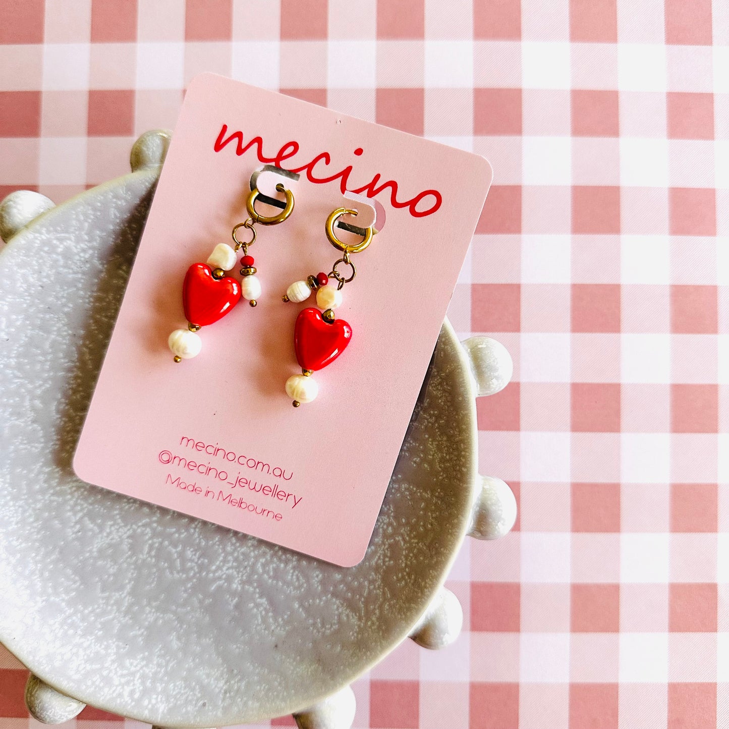 Sweetheart Drop Earrings