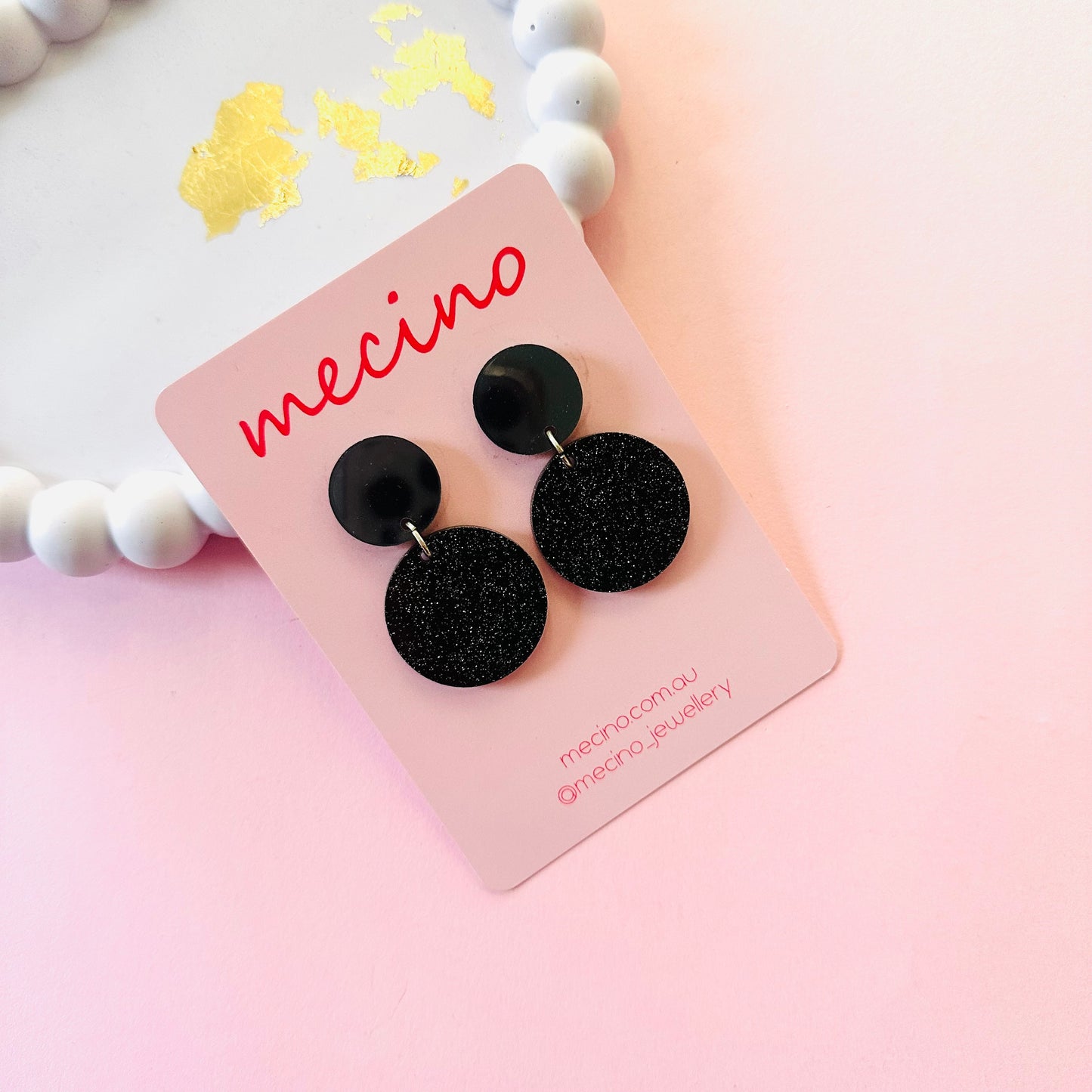 Sweet Circle Drops - Black