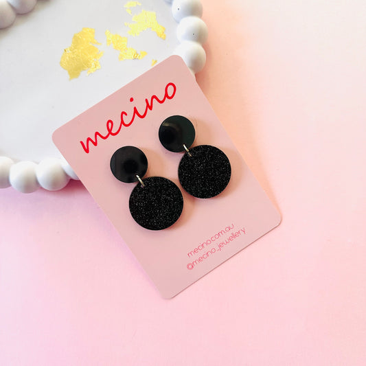 Sweet Circle Drops - Black