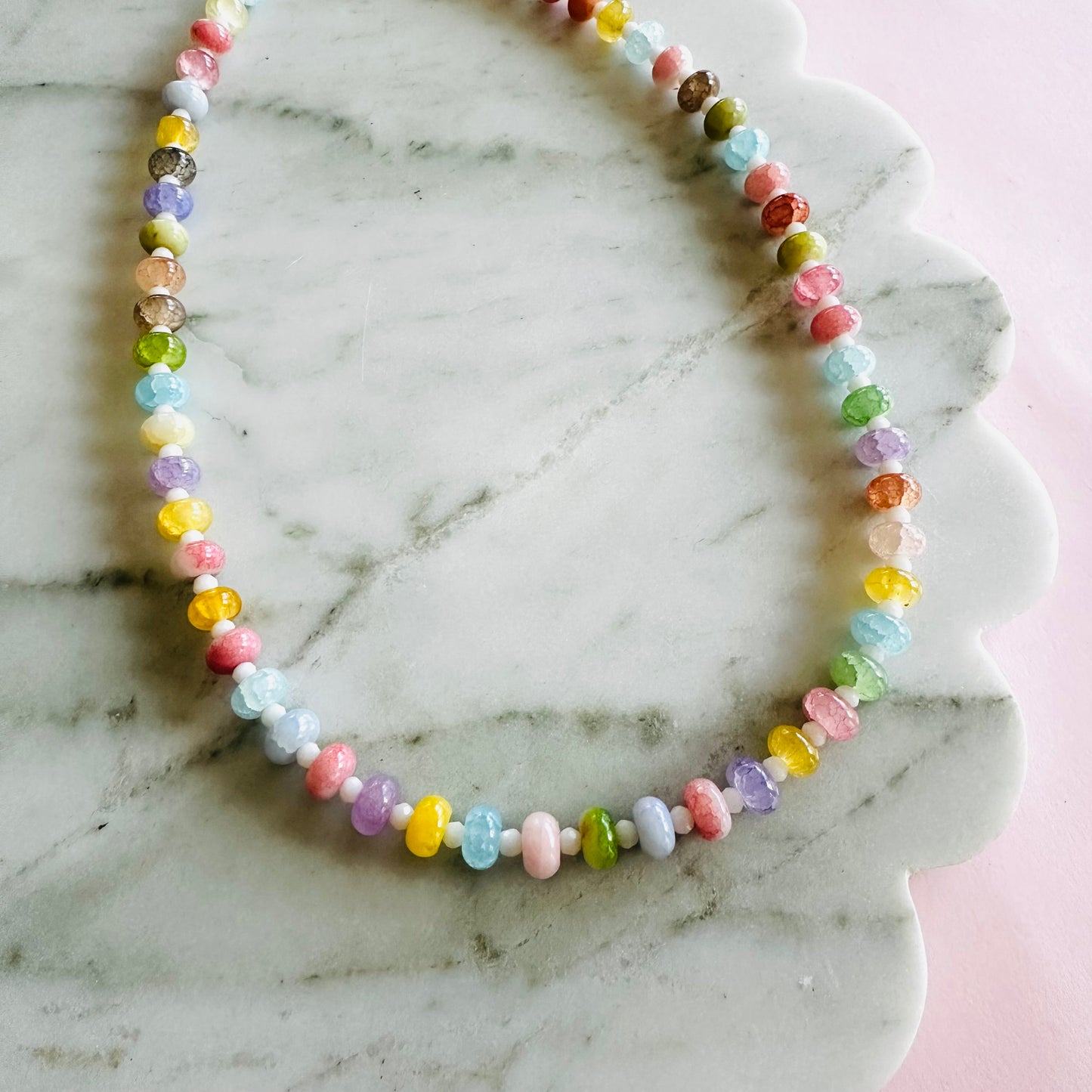 Pastel Confetti Necklace