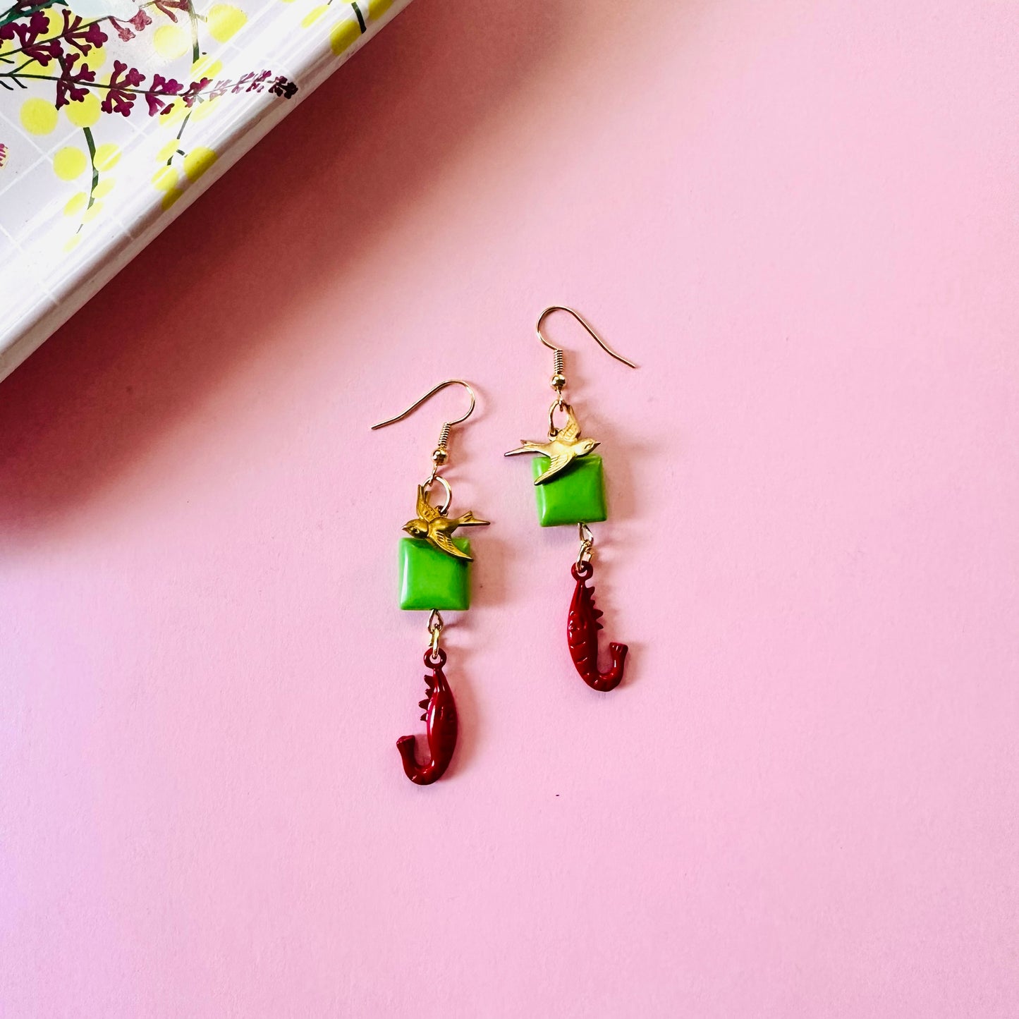 Lobster charm dangles