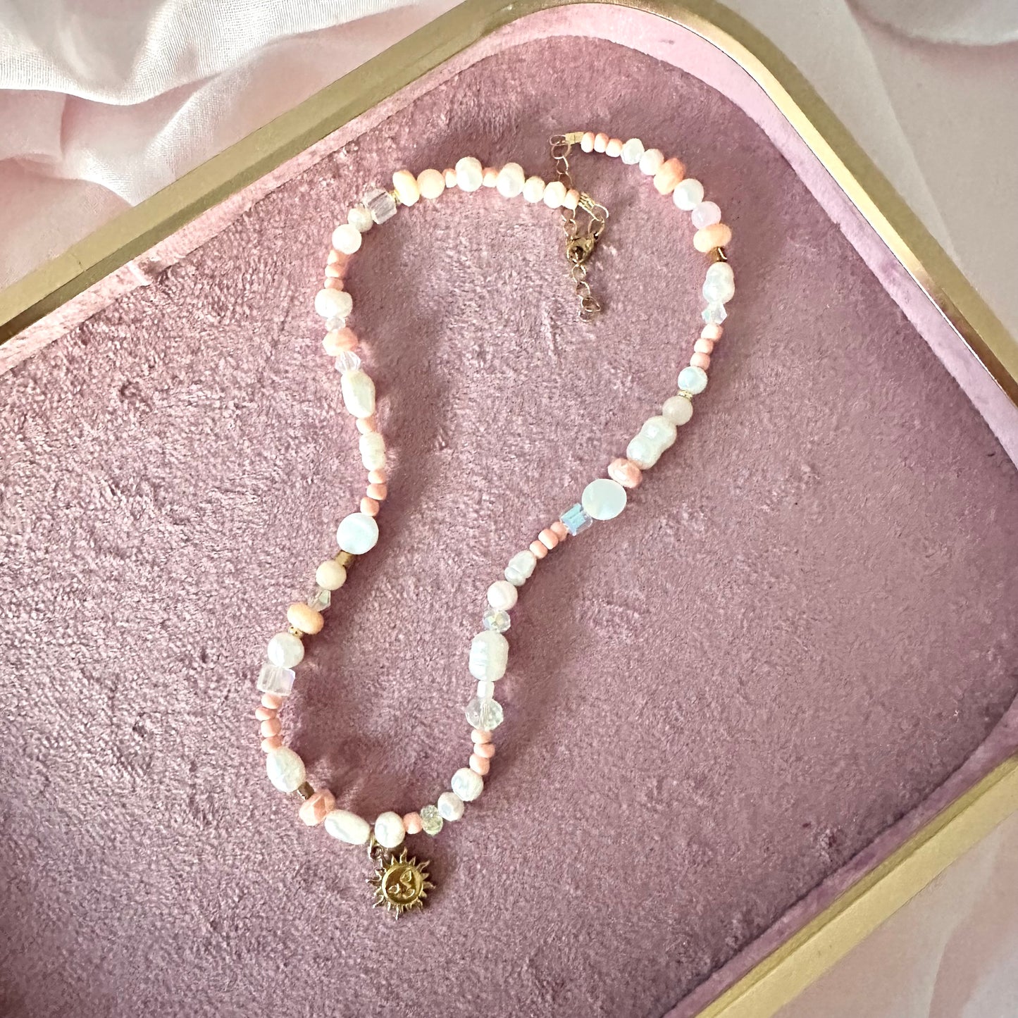 Blush Sun Necklace