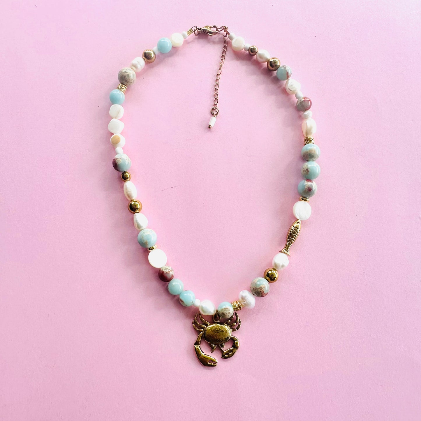 Ocean Crab Necklace