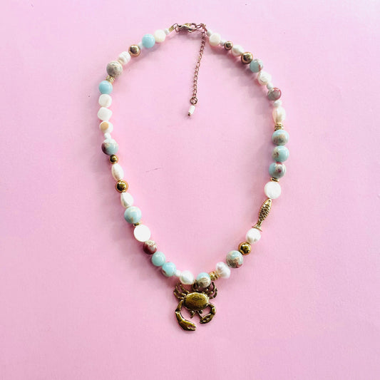 Ocean Crab Necklace
