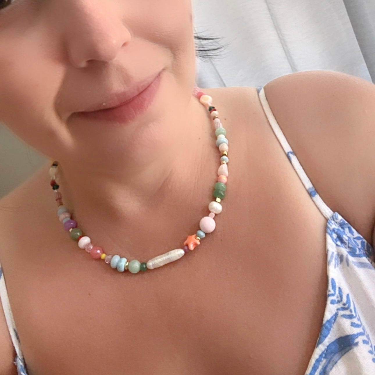 Confetti Beaded Necklace