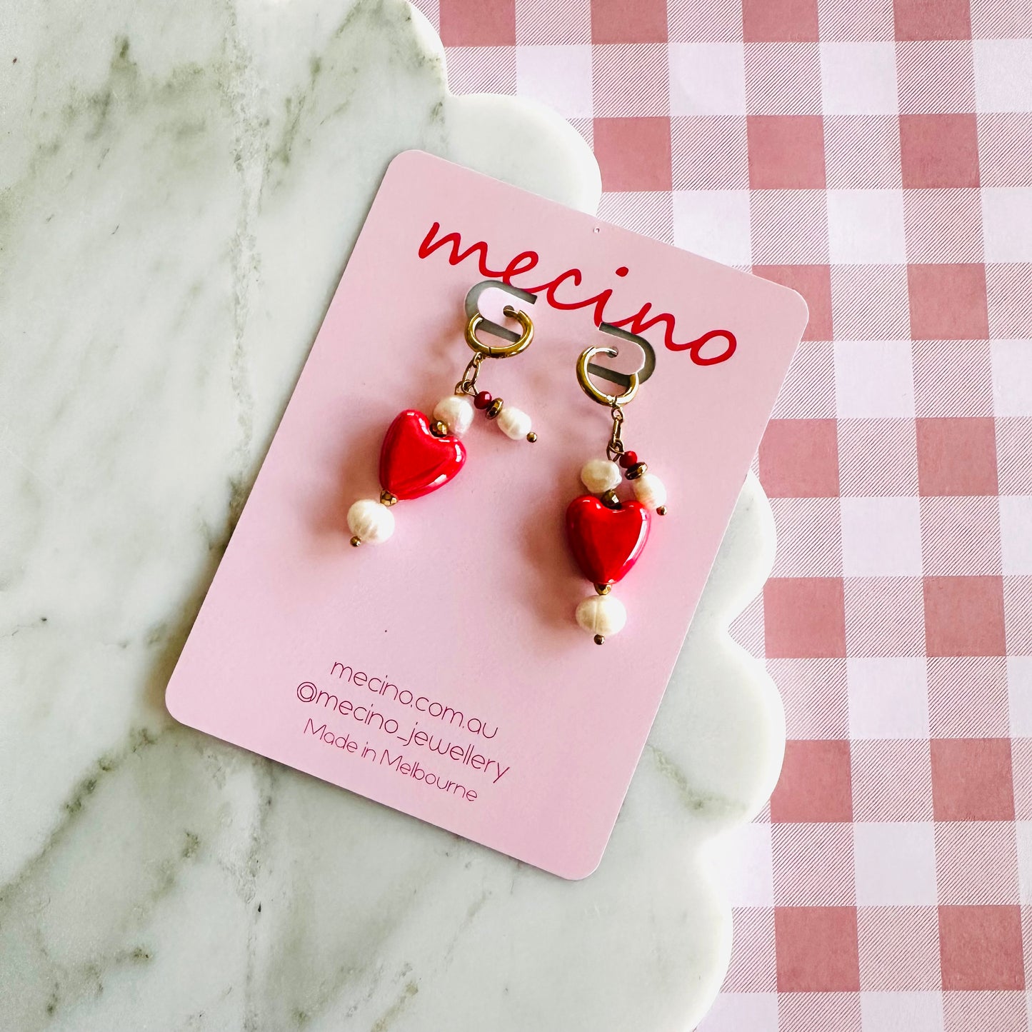Sweetheart Drop Earrings