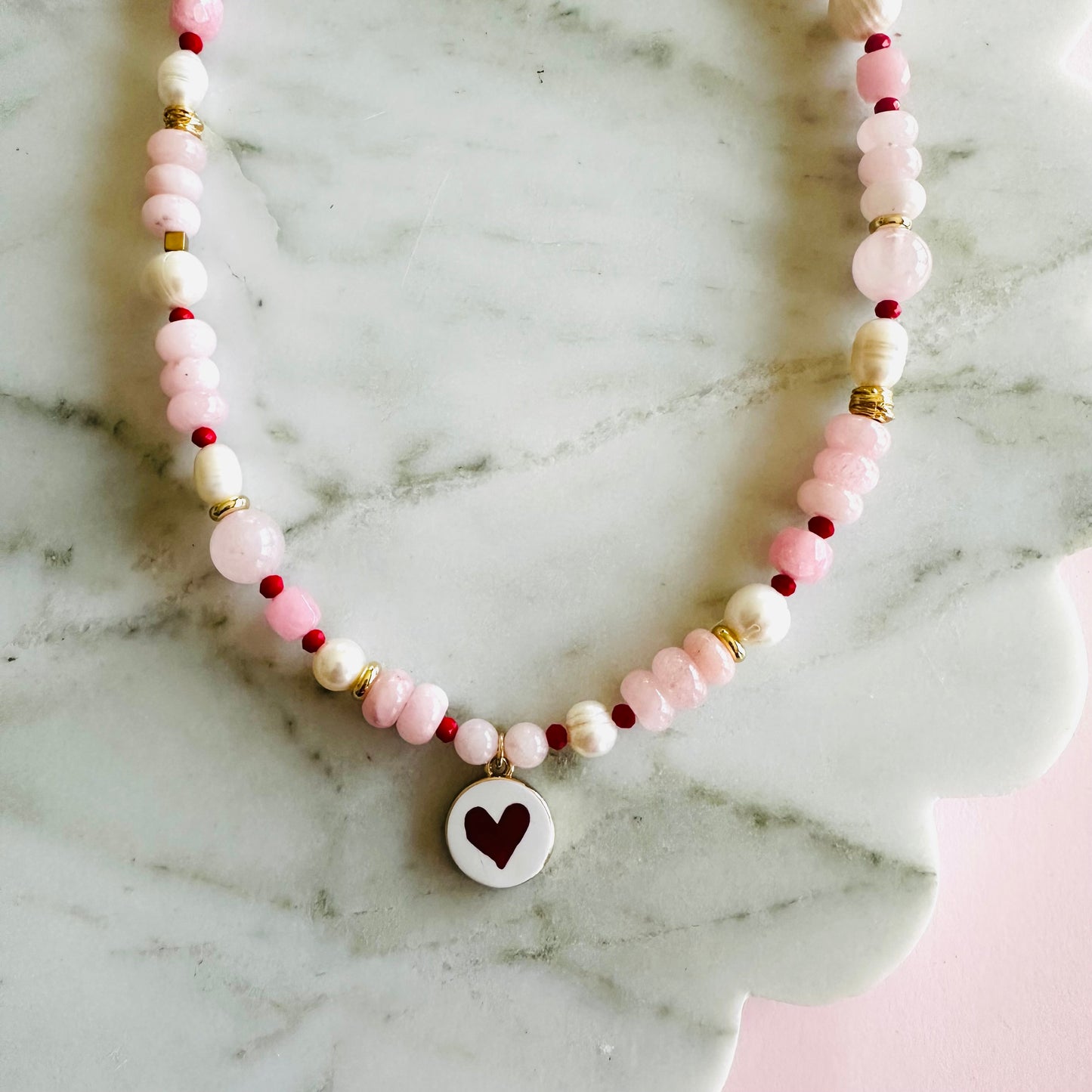 Sweetheart Blush Necklace