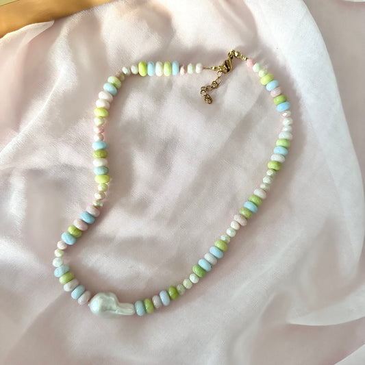 Sorbet Pearl Necklace