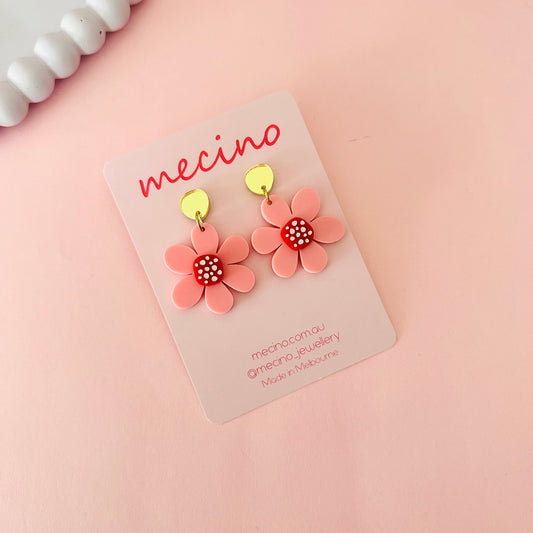 Red and Pink Blossom Charm