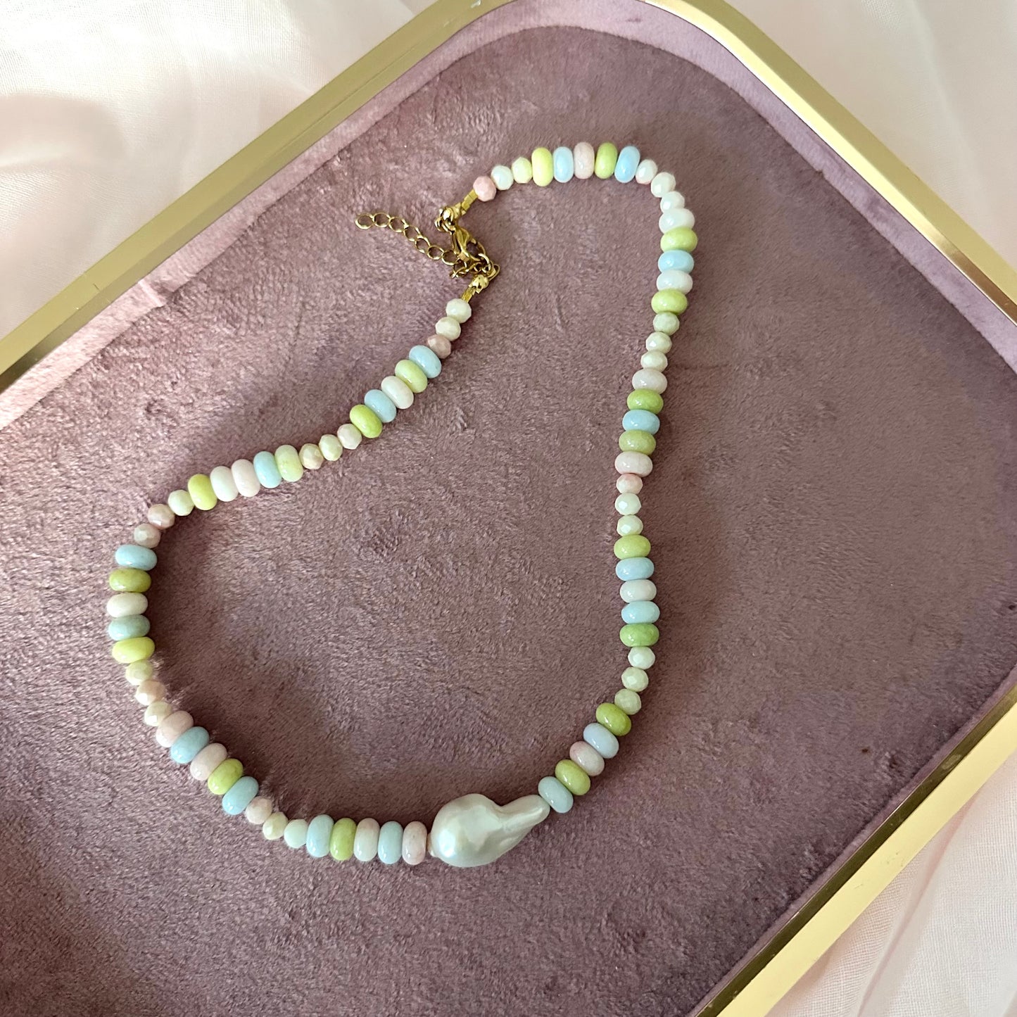 Sorbet Pearl Necklace
