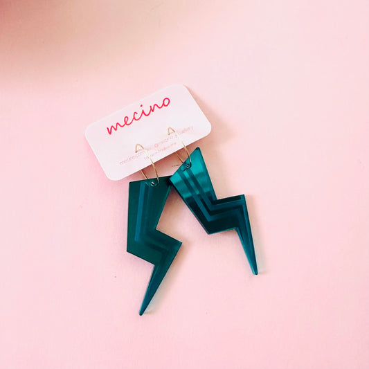 Bolts - Mirrored Teal